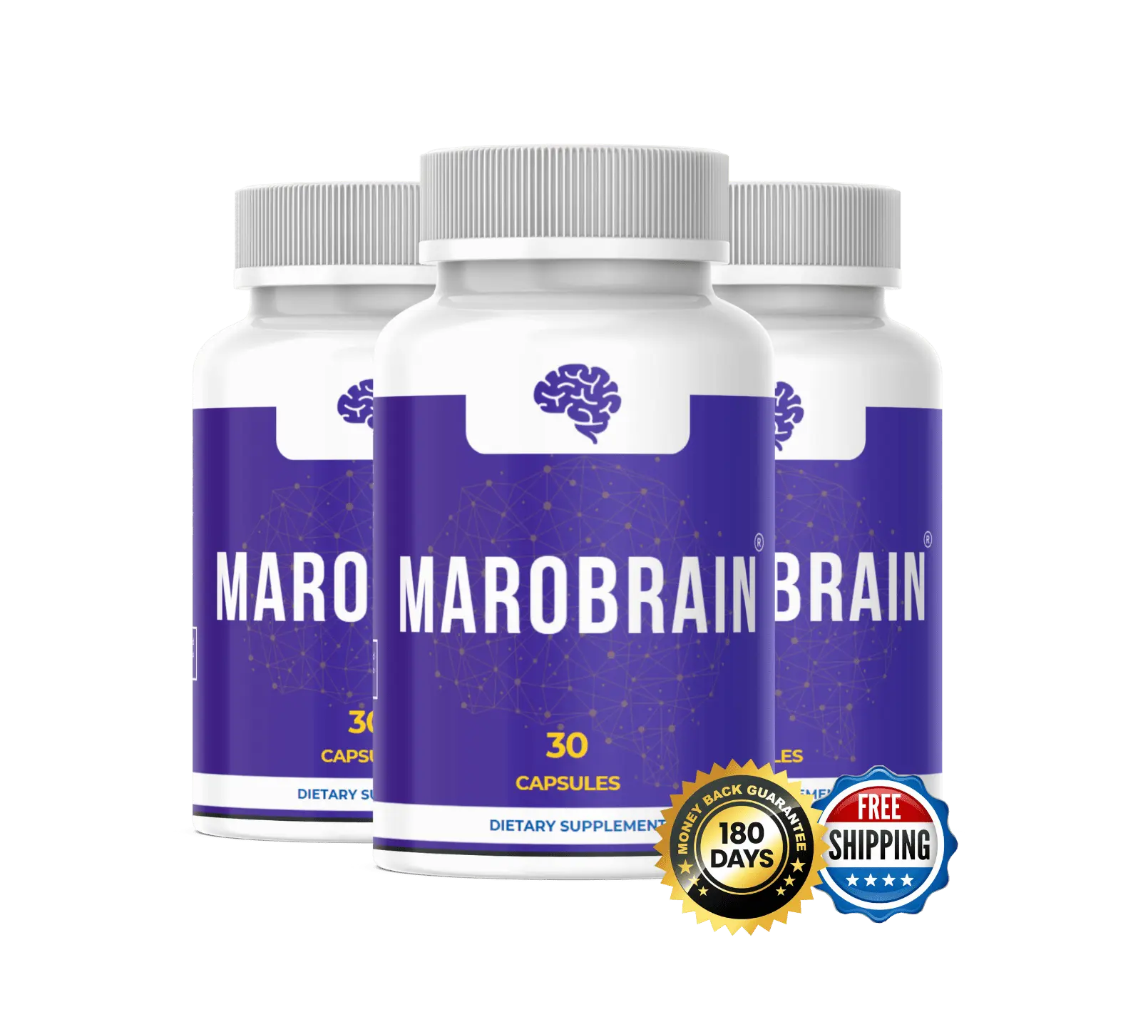 MaroBrain Supplement Bottle